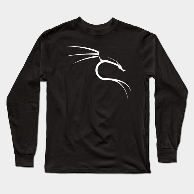 Kali Linux Backtrack Dragon Programming Long Sleeve T-Shirt by rumsport